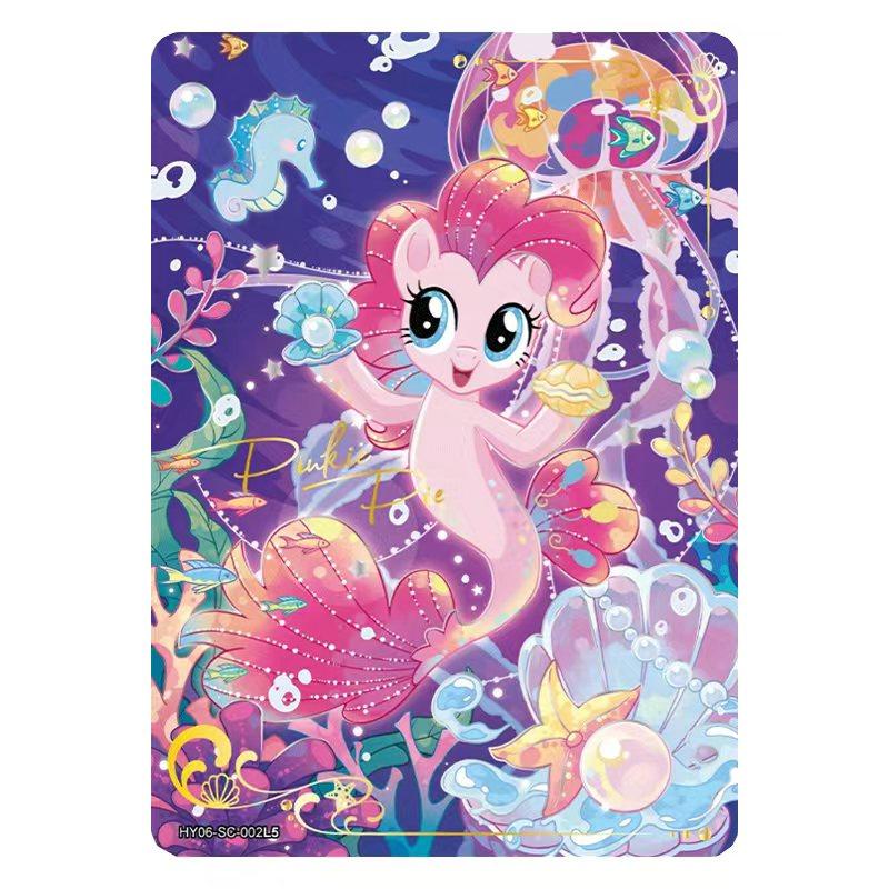 Genuine My Little Pony Card Friendship Eternal 6 7 8 Huiyue Series SC SLR SGR UR Cute Princess Anime Collectible Cards Toy