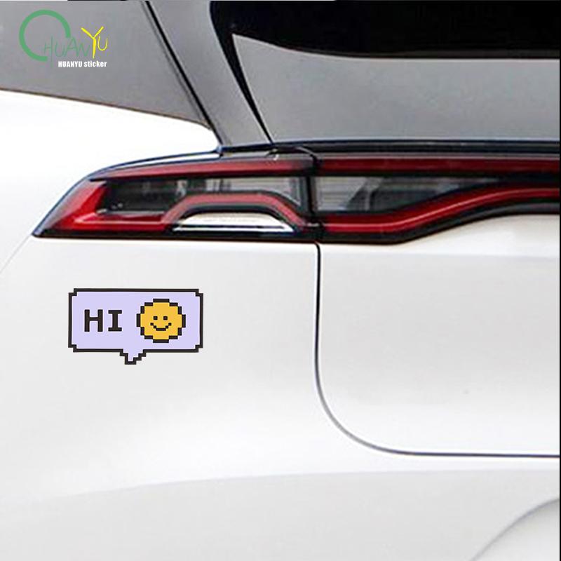 Креативная автомобильная наклейка в английском гоночном стиле, Уникальная декаль для защиты от царапин, Водонепроницаемая, Светоотражающая