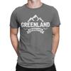 Винтажная футболка Greenland Glaciers Icebergs для мужчин с круглым вырезом, хлопковые футболки с коротким рукавом, размер 5XL, одежда