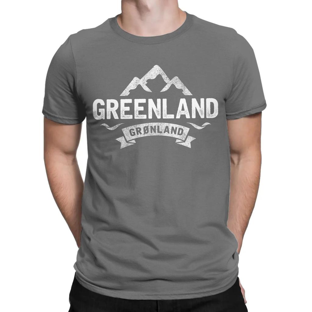 Винтажная футболка Greenland Glaciers Icebergs для мужчин с круглым вырезом, хлопковые футболки с коротким рукавом, размер 5XL, одежда