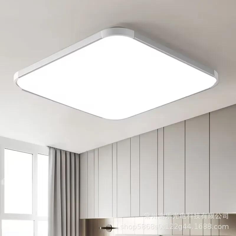 17,8-дюймовые большие современные потолочные светильники, светодиодная панель, квадратный светильник для гостиной, спальни, кухни, дома, верхняя лампа