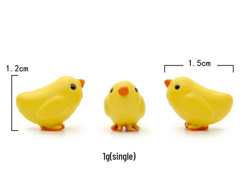 Гнездо семьи цыплят: Фигурка «Курица и яйцо» для DIY микроландшафтного садоводства