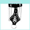 Exaggerated Skull Hand Wrap With Alloy And Rivet For Punk Music And Streetwear