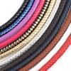 2pcs PU Leather Braided Rope Handles for Handbag Shoulder Bag Strap Handmade Bag DIY Accessories Alloy Metal Hook Buckle KZ0346