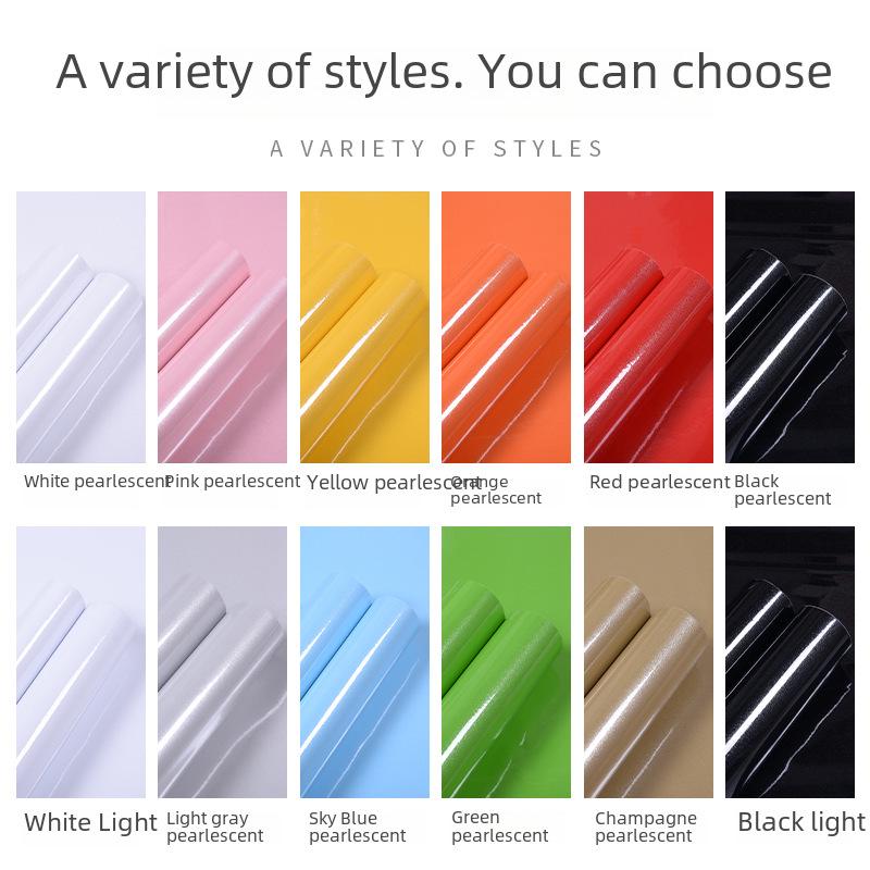 Перламутровые водонепроницаемые обои из ПВХ для ремонта шкафов и мебели