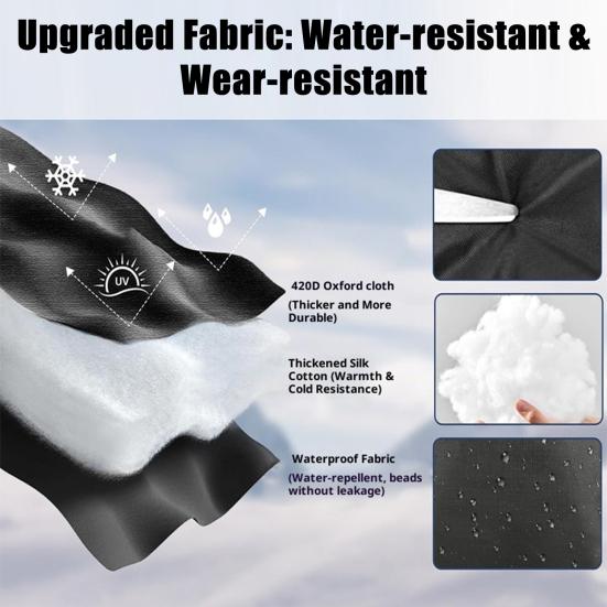 Yousheng Winter Outdoor Faucet Cover Outside Freeze Protection Faucet Cover Waterproof Insulated Spigot Cover for Garden Yard Hose Bib