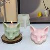 Творческий Трехглазый Кот Силиконовая Форма 3D Коты DIY Шоколадные Конфеты Формы Кухня Выпечка Инструмент Украшения Торта Форма Свечи Мыла