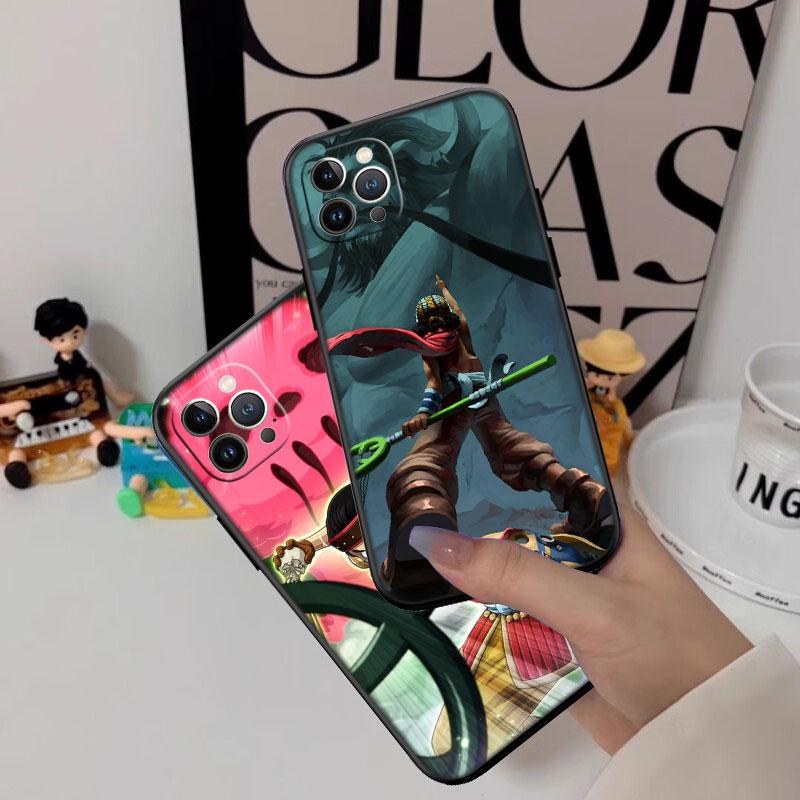 TR26 One Piece GOD Usopp Case for Samsung Galaxy A11 A12 A13 A15 A52S A53 A55 A56 A70 A71 A72 A73 F06 F16 F56 S10 Plus S10e