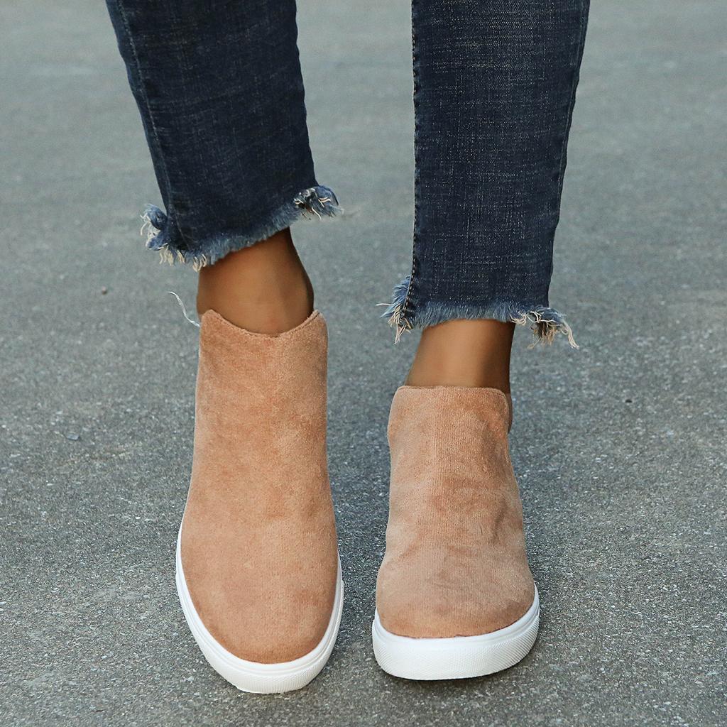 Casual Shoes Women's Autumn and Winter Flat Sports Shoes Low Top Leopard Print Camouflage Single Shoe Set