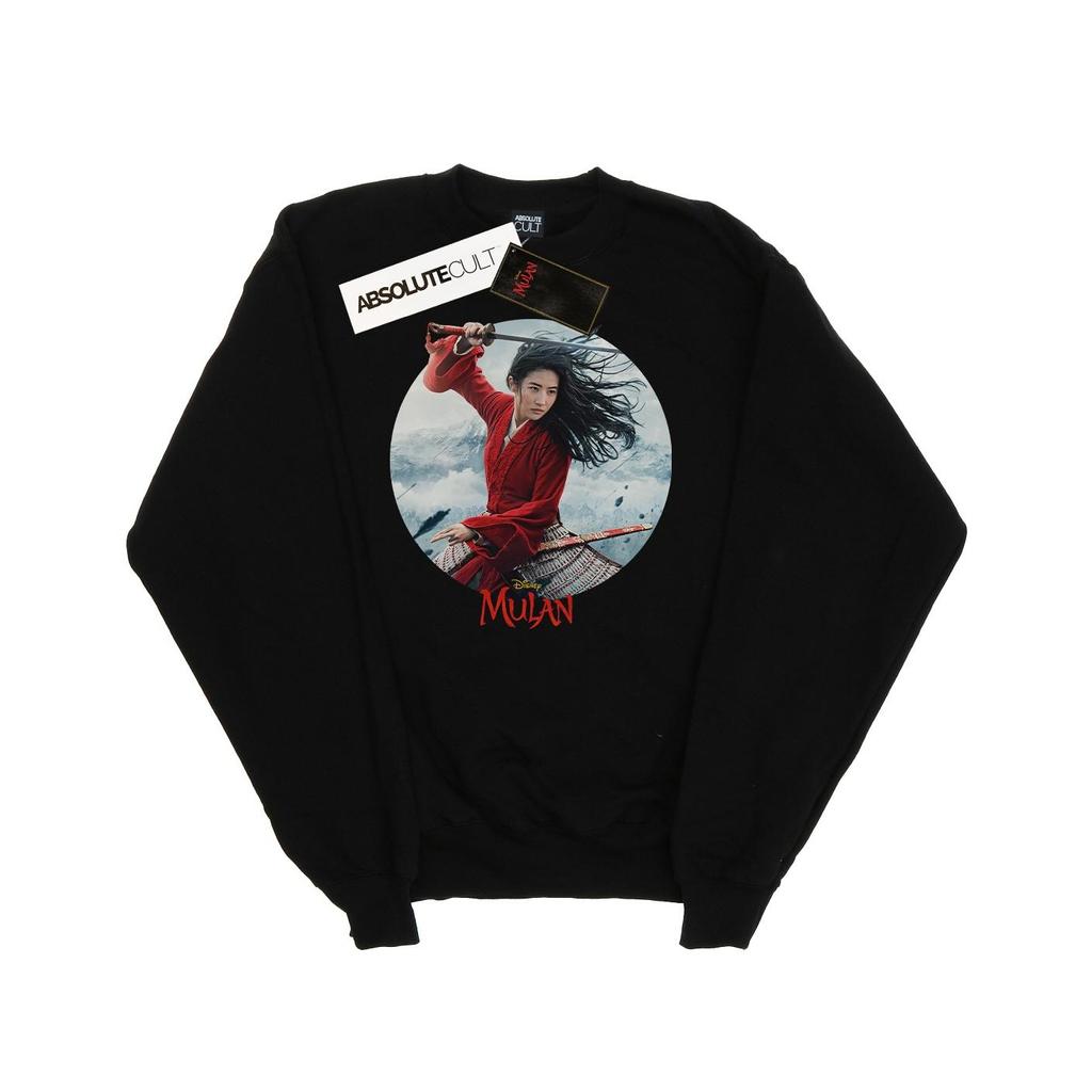 Disney Mens Mulan Movie Sword Poster Sweatshirt