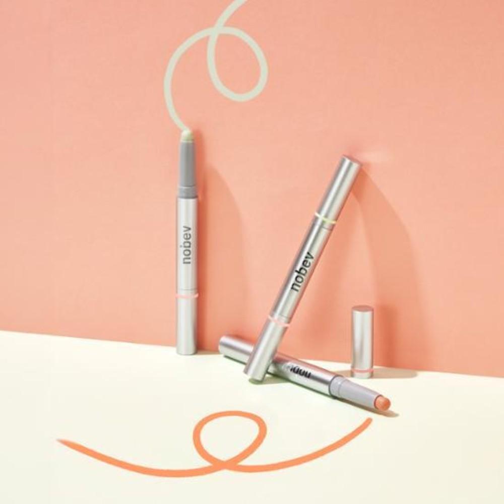 NOBEV Цветной корректор Мягкий двойной карандаш 2,2 г, (тонус)