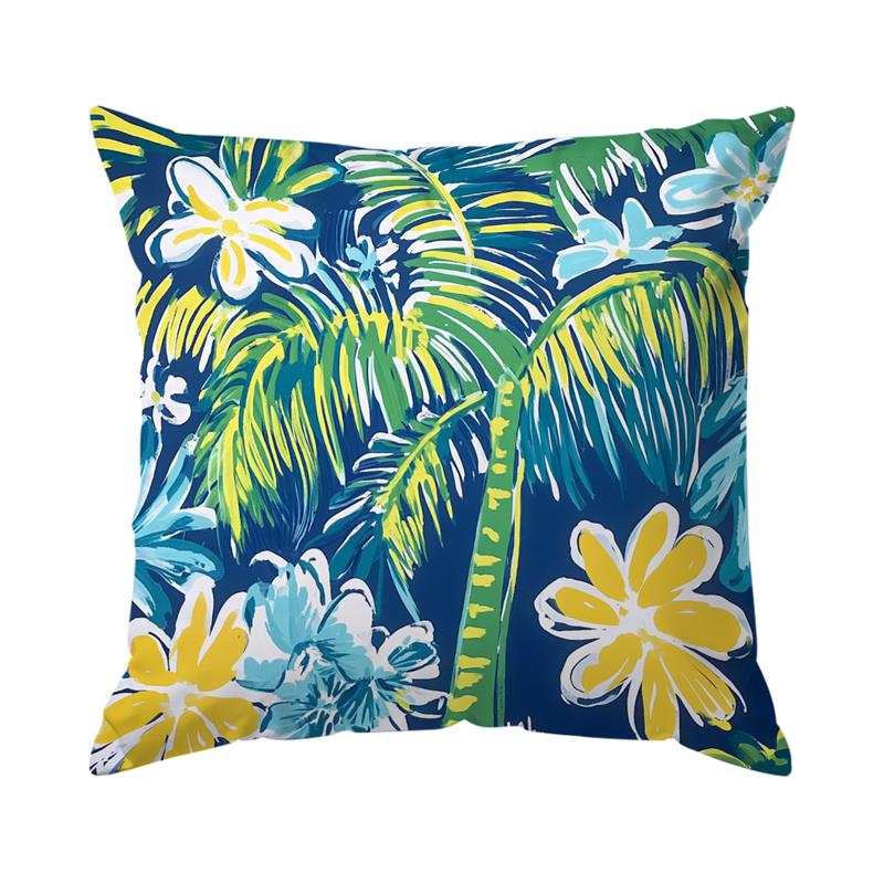Summer Series Pillowcase Hot Palm Trees Pattern Polyester Cushion Cover Throw Pillow Sofa Decoration Pillowcover Home Decor