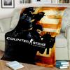 CS GO, Counter Strike Game Gamer 3D одеяло, мягкое одеяло для дома, спальни, кровати, дивана, пикника, путешествия, офиса, одеяло, детское одеяло