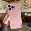 Изящный чехол с оранжевыми осенними листьями для iPhone 16 15 14 13 12 11 Pro Max/Mini, противоударный, устойчивый к царапинам, премиальная жесткая крышка