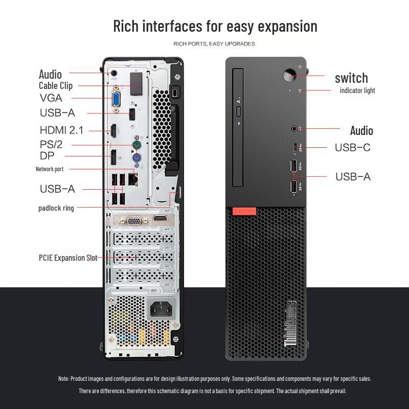 Lenovo ThinkCentre K70 Commercial Desktop PC Host (CN version)