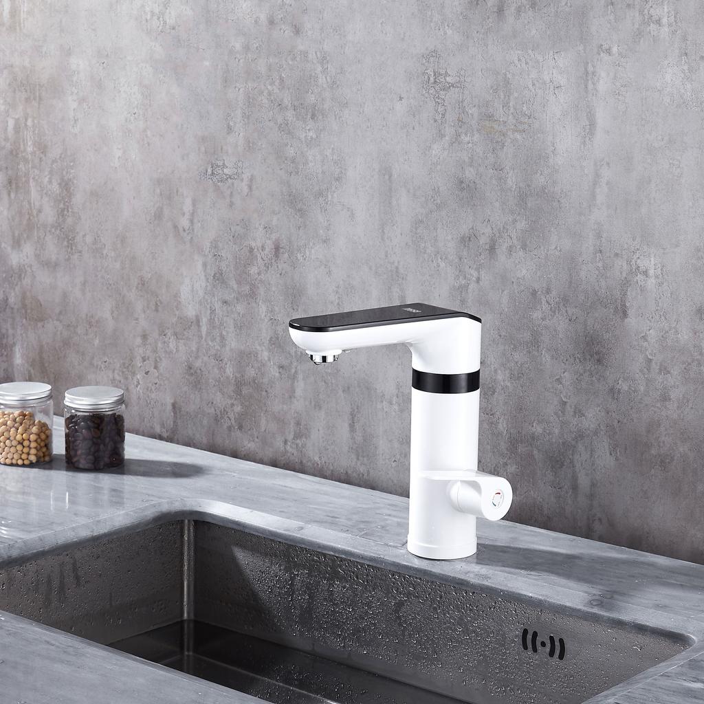 Instantaneous water heater, Teesa faucet, floor tap, LED display