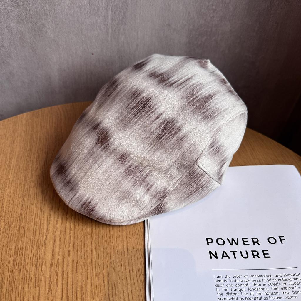 Modern Port Style Gradient Color Beret Women Warm Breathable Accessory Fashion