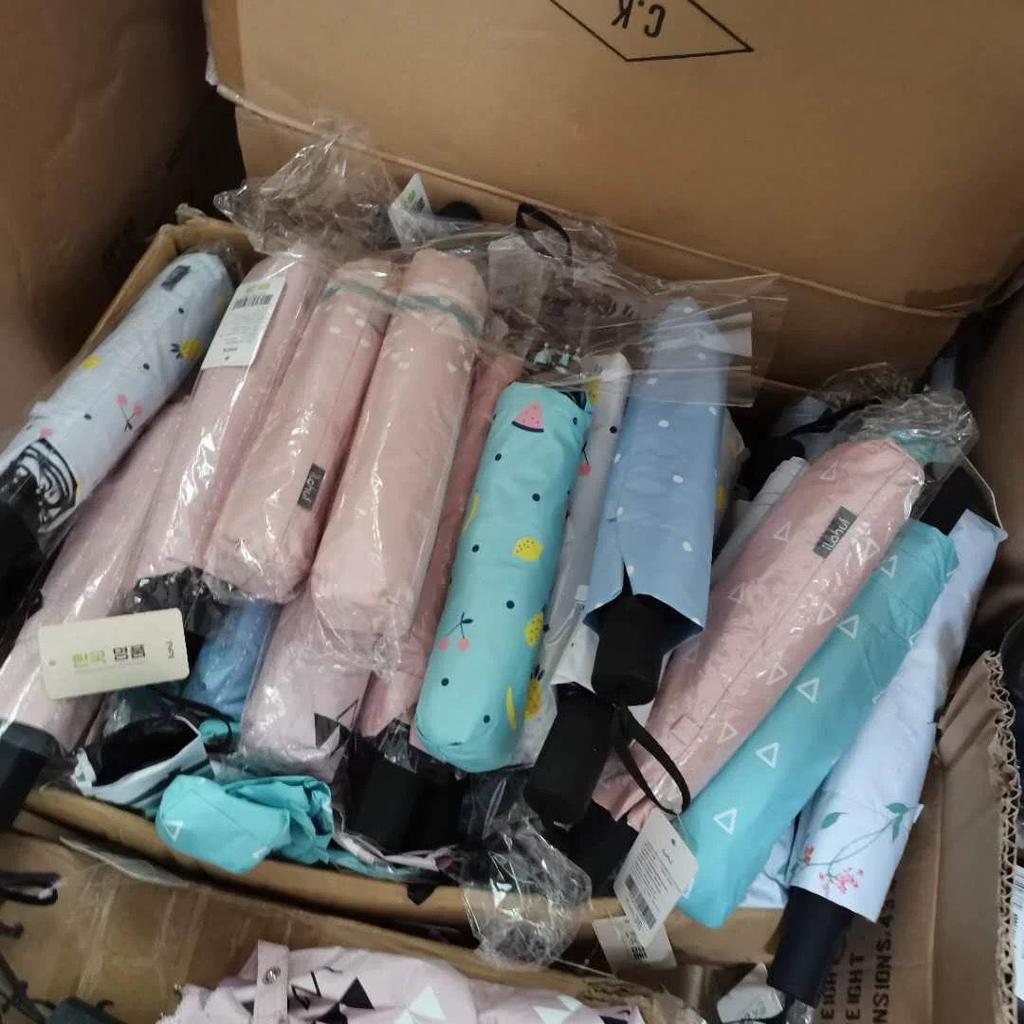 Женский автоматический складной зонт от солнца и дождя с защитой от УФ-лучей и логотипом