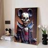 Disney Алмазная живопись Темный Череп Микки Маус 5D Мозаичное Искусство DIY Набор для вышивания крестиком Полностью Алмазный Домашний Декор Подарок