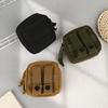 Маленькая тактическая подсумка Микро утилитарная Molle-совместимая сумка Съемный прозрачный карман для ID Мини-нож Компас Фонарик Сумка для хранения карт Пояс