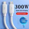 300 Вт Супербыстрый USB C Зарядное Устройство Кабель Micro USB Линия Синхронизации Данных Прочный для Телефона Планшета Портативный Ежедневное Использование