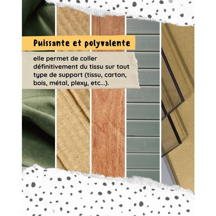 Colle définitive pour tissu - ODIF - 909 - Blanc - Format OdiPocket - 60 g