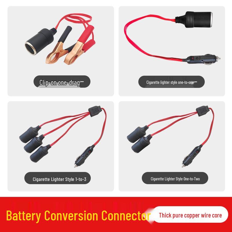 Автомобильная розетка прикуривателя 12-24 В с медным проводом для модификаций грузовиков