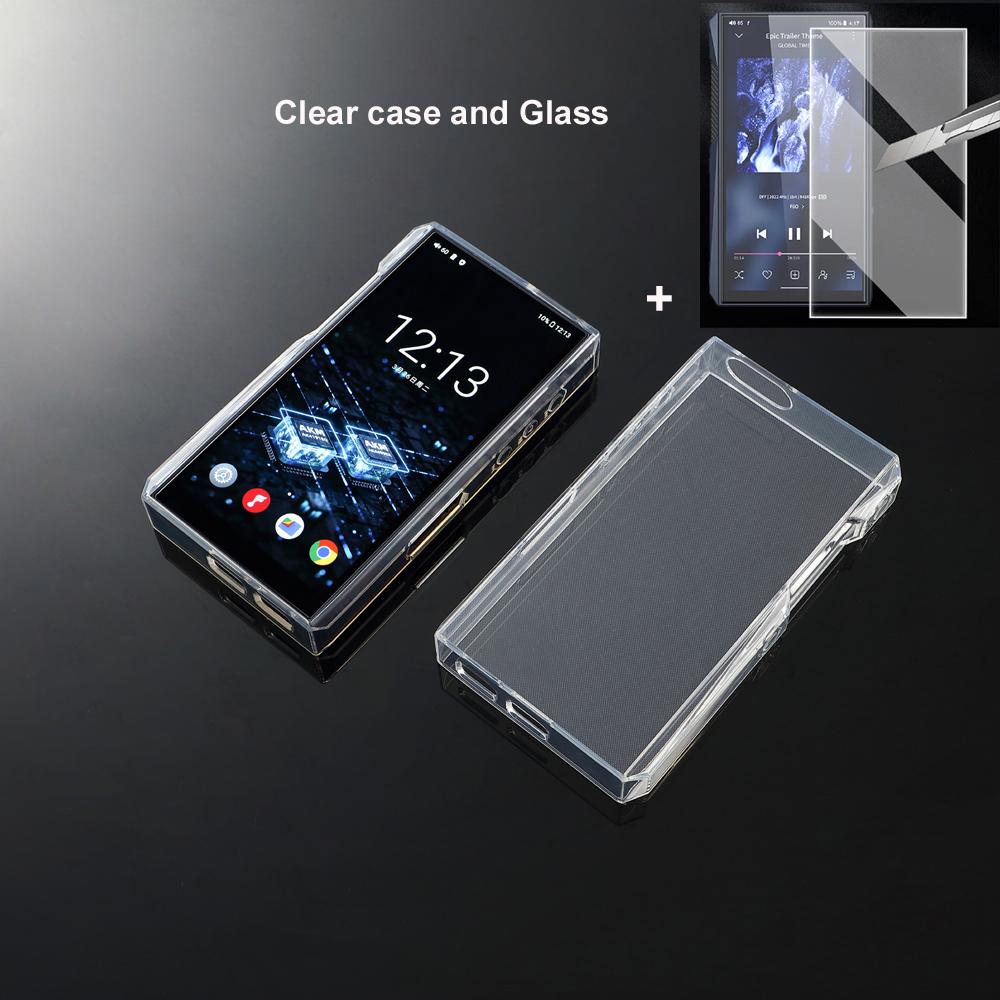 Soft Cover Protective Shell Skin Case / Storage Bag / Tempered Glass Screen Protector Film for Fiio M23
