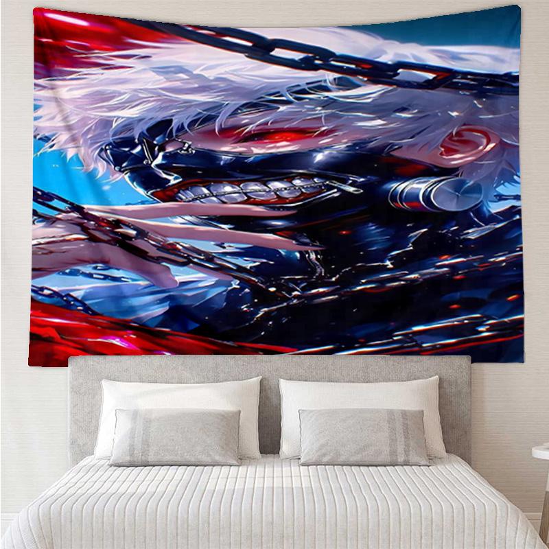 Tokyo anime Artwork Tapestry Hanging for Bedroom,Livingroom, Playroom,Decor Art Room Wall Tapestry Holiday and Birthday Gifts