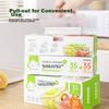 Food Storage Bags, Sealed Bags for Fresh Food, Disposable Refrigerator Storage Bags, Baby Food Airtight Bags, Thick Reusable Bags, 70 Pieces