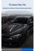 Glossy 7D Carbon Fiber Car Body & Interior Wrap with Air Release Channels.