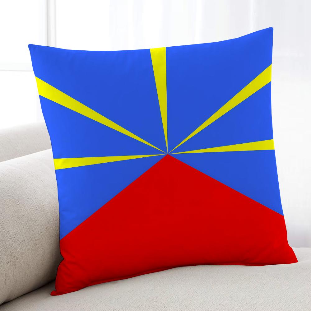 974 R-Reunion I-Island cushion cover Home Bedding Sofa living Room pillowcase Simple Soft Skin Cushion Cover Party Gift