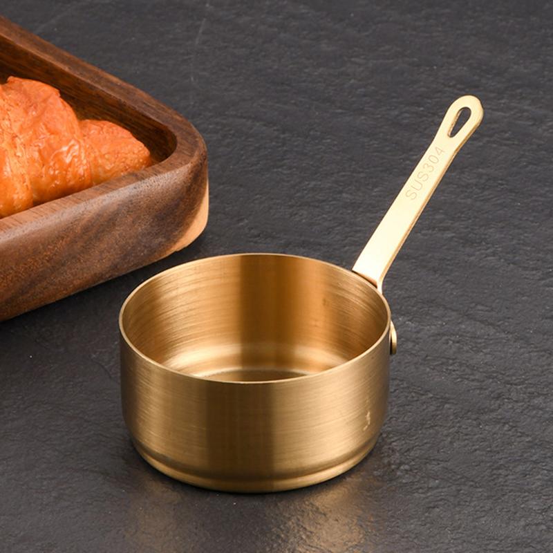 304 Нержавеющая сталь Соусник Стаканчик С Ручкой Мини Соусник Для Вечеринки Банкета Пикника Соус Приправы Чаши Главная