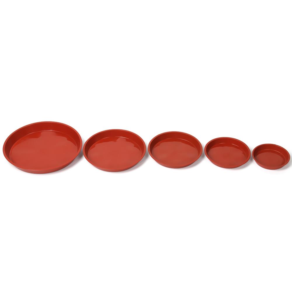 3Pcs Heavy Duty Durable Round Drip Trays Plant Saucer Indoor Outdoor Plastic Tray Saucers
