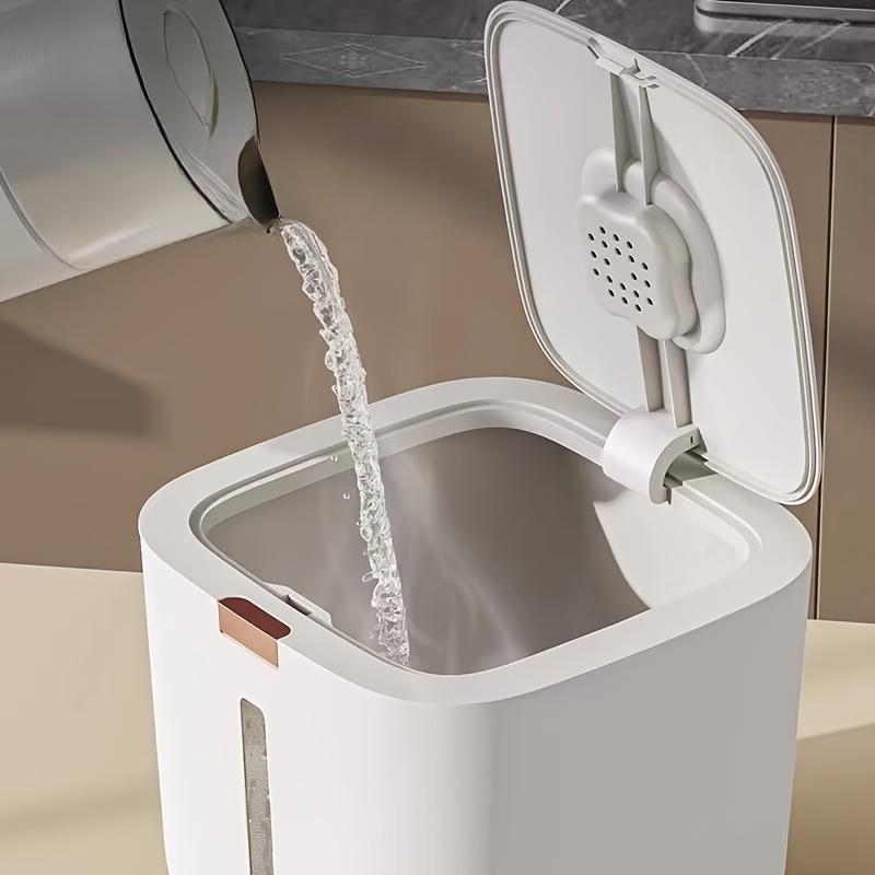 Герметичный контейнер для хранения продуктов - Влагонепроницаемый, Защищенный от вредителей, Легко нажимаемый дозатор с мерным стаканом, Не содержит БФА, Идеально подходит для риса, злаков, сахара