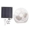 6-дюймовый круглый солнечный вентилятор 10 Вт USB солнечная панель питание портативный вентилятор для охлаждения вентиляции
