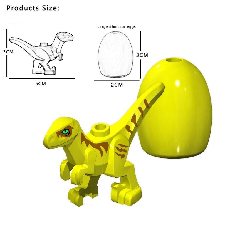 4 цвета 5 см мини яйцо динозавра строительные блоки игрушки кирпичики фигурки игрушки детский день рождения рождественский подарок