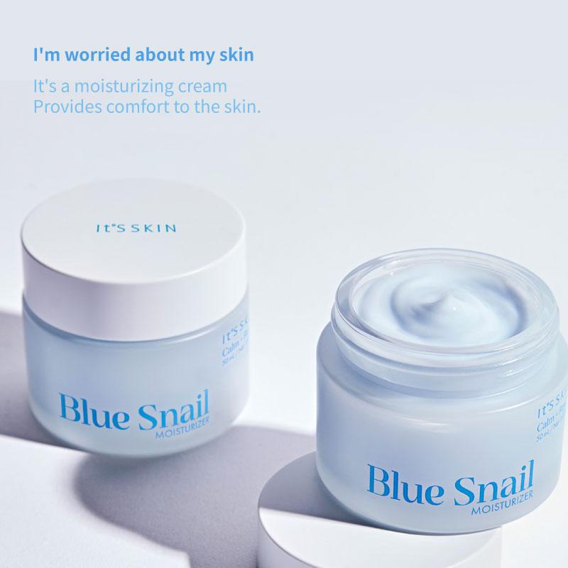 It's Skin Увлажняющий крем Blue Snail 50 мл Лосьон-крем Успокаивающий Увлажняющий Разглаживание морщин Питание