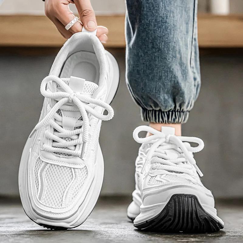 Summer New Trend Retro Running Shoes, Men'S Multi-Color Comfortable And Breathable Casual Sports Shoes