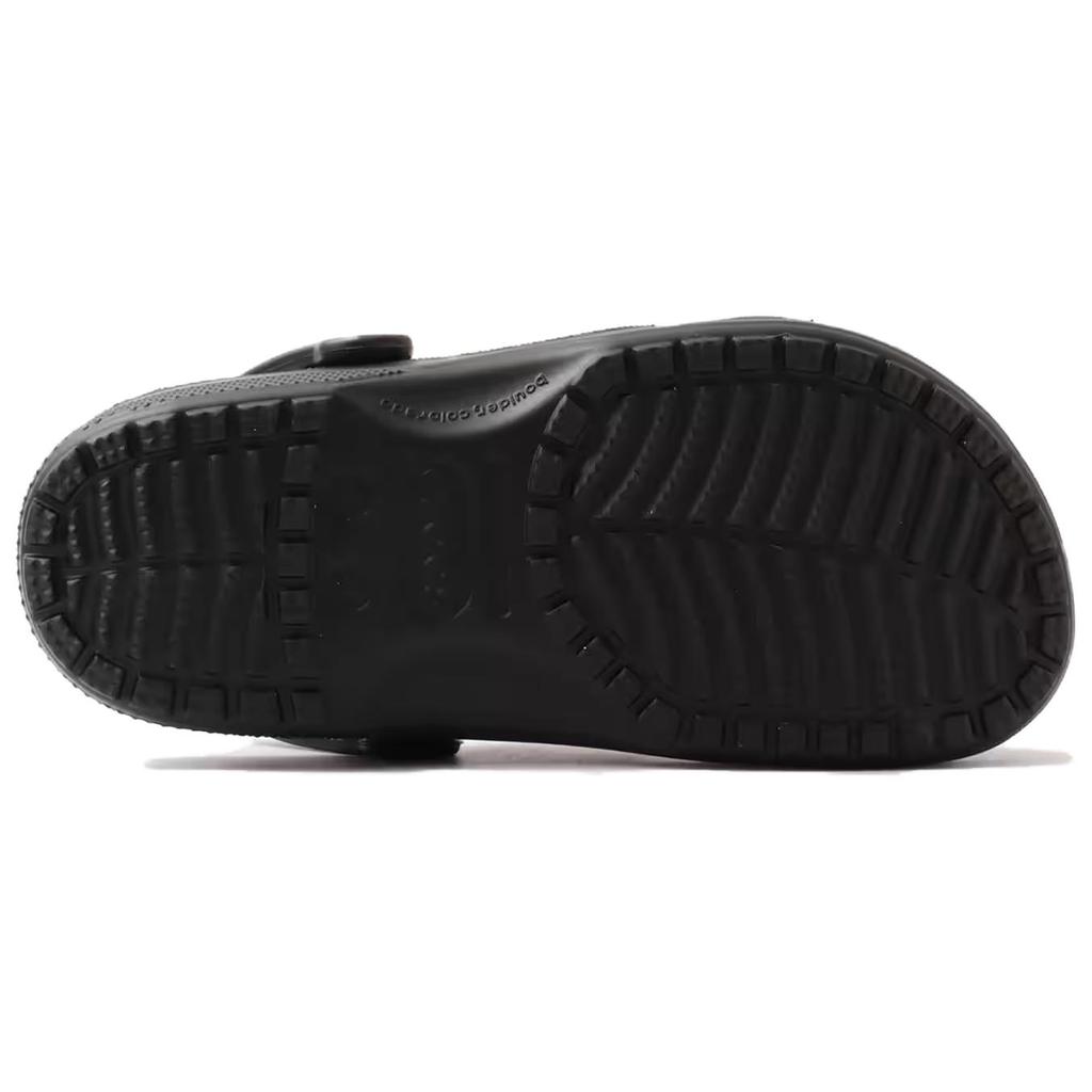 MARDI MERCREDI X Crocs Classic Clog Round-Toe Thick-Soled Floral Clogs Unisex Black