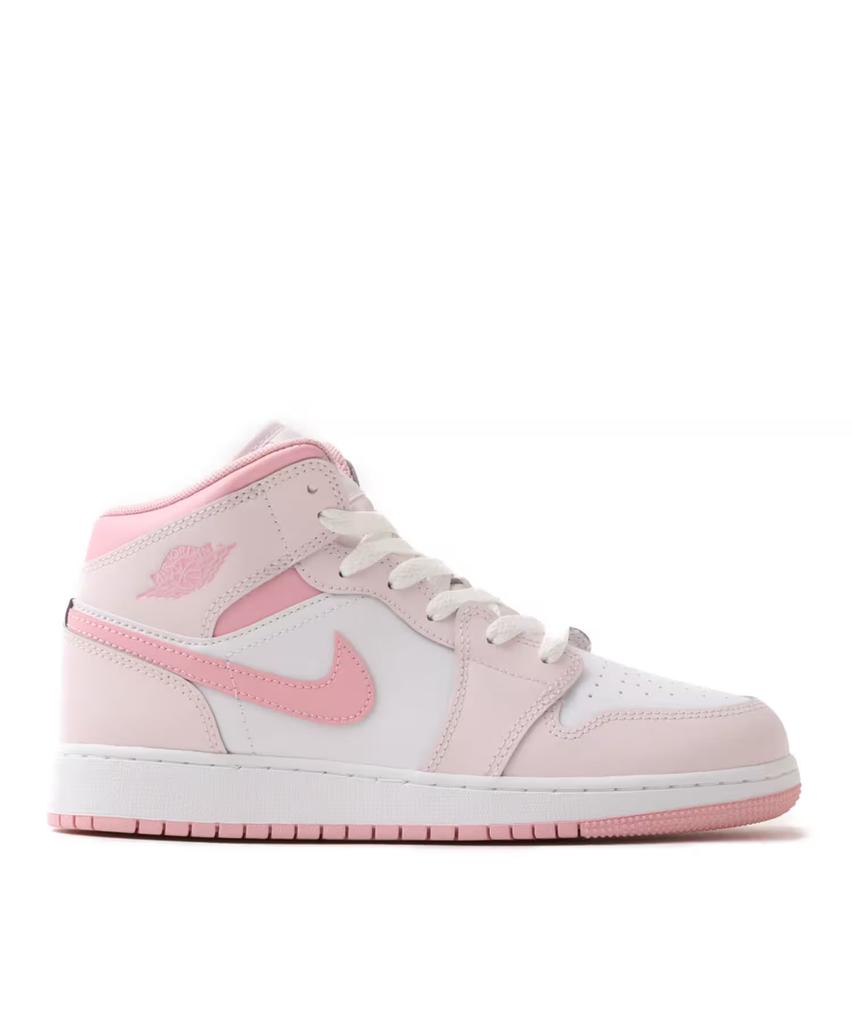 DQ8423-600 Nike GS Air Jordan 1 Mid Жемчужно-розовый Белый Средне-нежно-розовый