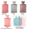 Warmer Rubber Heat Preservation Covers Thickened Crystal Velvet Hot Water Bag Sleeve Warm Water Bag