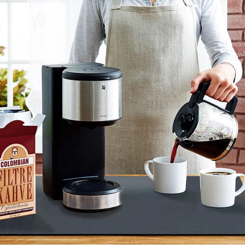 Coffee Mat - Coffee Bar Mat for Countertops | Coffee Bar Accessories Fit Under Coffee Maker Machine | Absorbent Hide Stain Rubbe