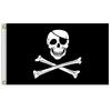 Halloween Jolly Roger Banner Skeleton Pirate Flags Bunting for Halloween Party Pirate Party