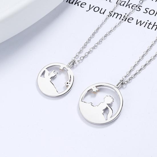 Ожерелье с подвеской, легкий роскошный нежный устойчивый к царапинам подарок на день святого Валентина, ожерелье-колье маленького принца