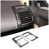 Carbon Air Vent Outlet Cover Trim For Toyota Land Cruiser Prado 2010-2018