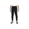 Fitted Letter Print Casual Pants Kids Bottoms Black DX5093-010