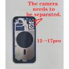 Сборка корпуса DIY для iPhone 12 Pro Max, как для 17 Pro Max, для iPhone 12 до 17 Pro 12 Pro, задняя крышка DIY 17 Pro