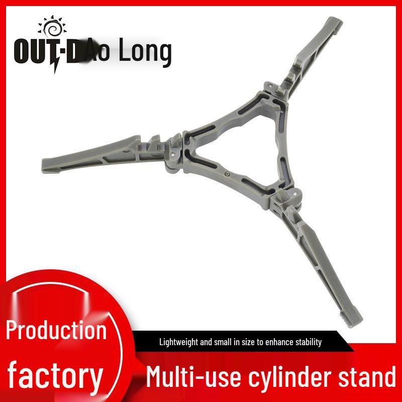 Compact Folding Tripod Stand for Camping and Gas Cylinders