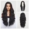 Hairline Lace Wigs Black Lace Synthetic Long Wavy Wigs for Women Cosplay High Density Hair Wig